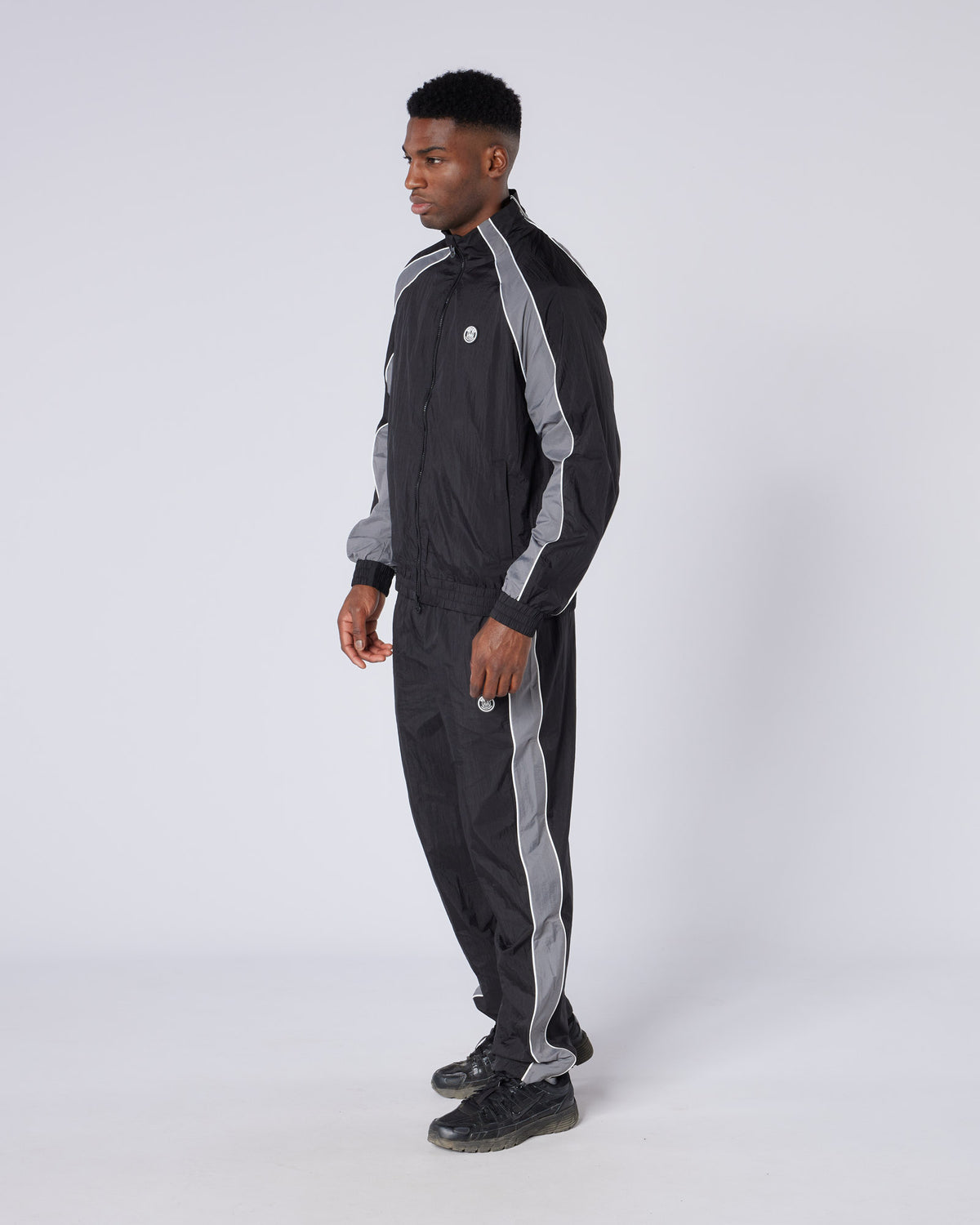 Homerun Track Top Black Grey, image 5
