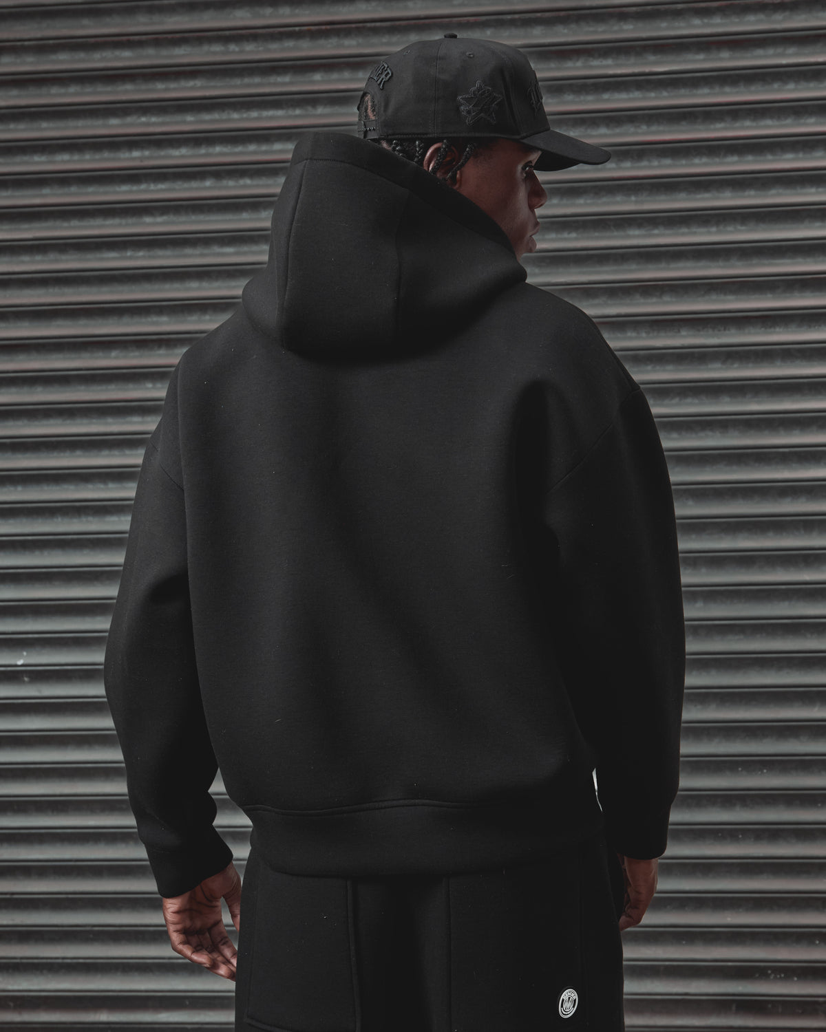 Scuba zip hoodie Black, image 5
