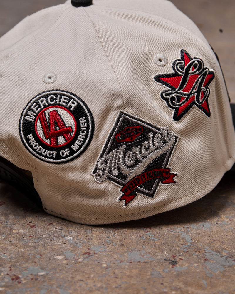 Banner Badge Snapback Black Twill, image 4