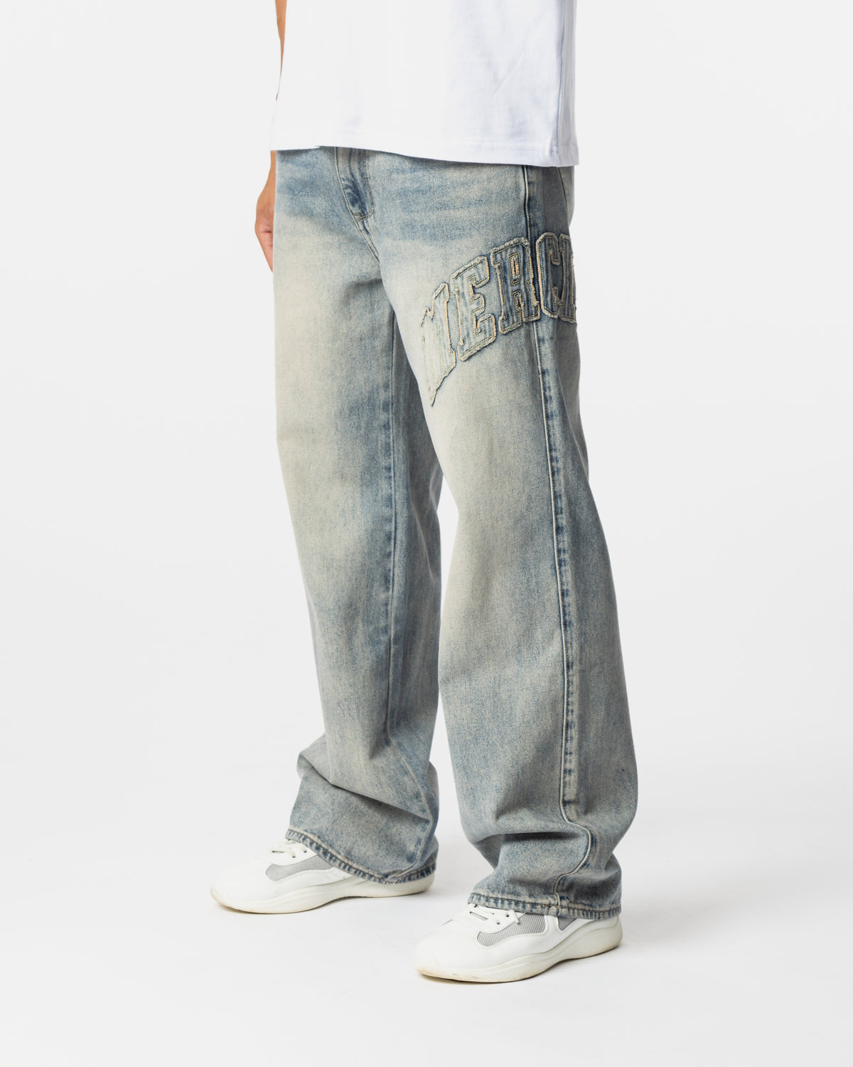 Vintage Blue Speedway Denim Jeans, image 5