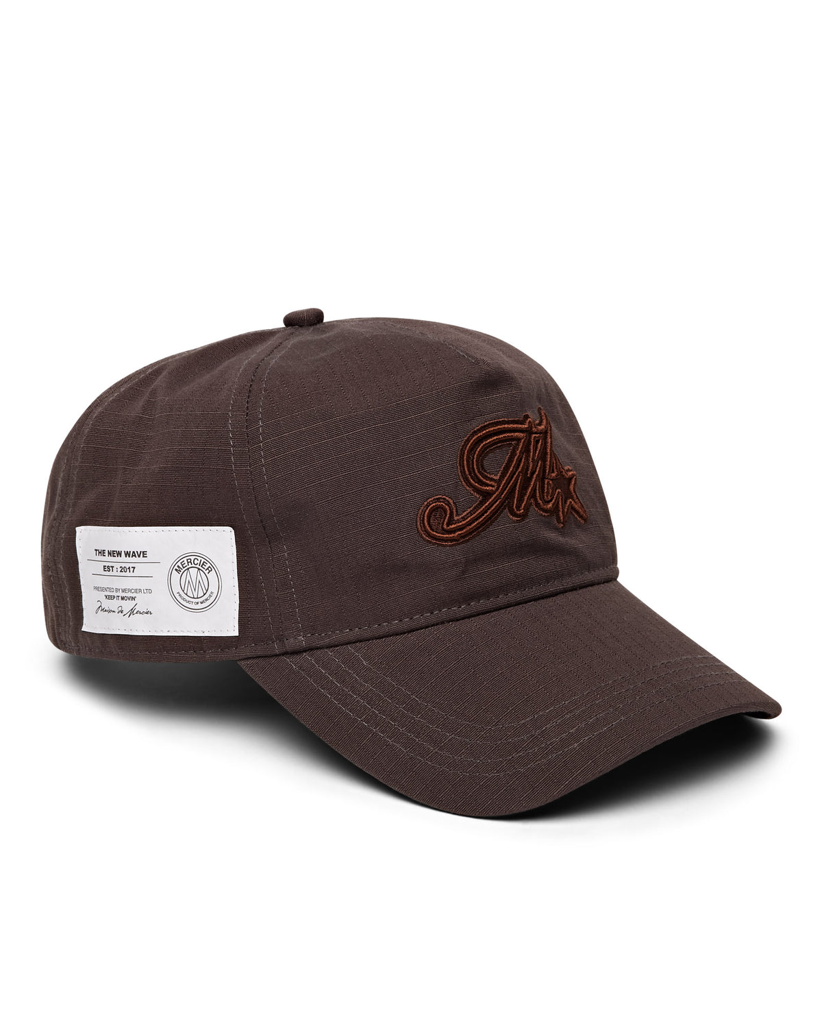 M Star Ripstop Cap Chocolate, image 1
