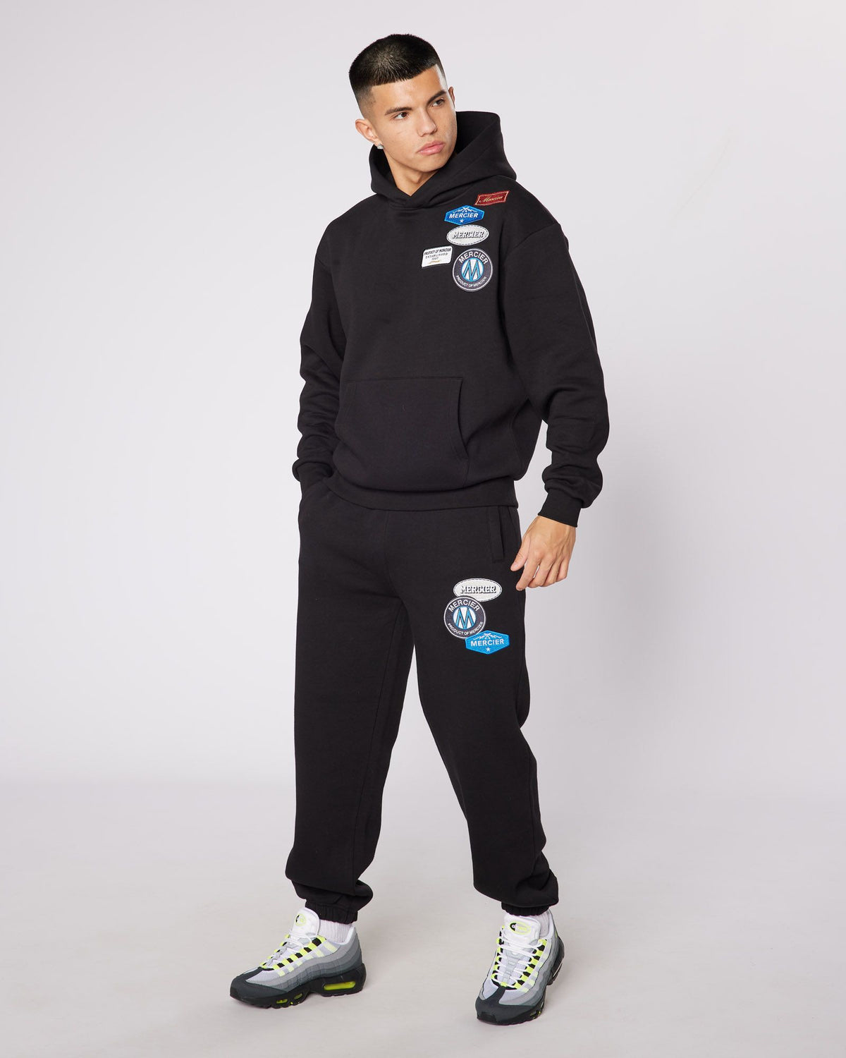 Relaxed OG Badge Hoodie Black, image 5