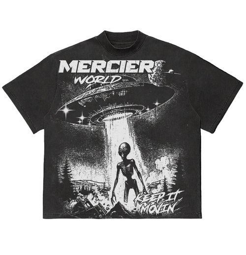 UFO Relaxed T-Shirt Vintage Black PRE ORDER