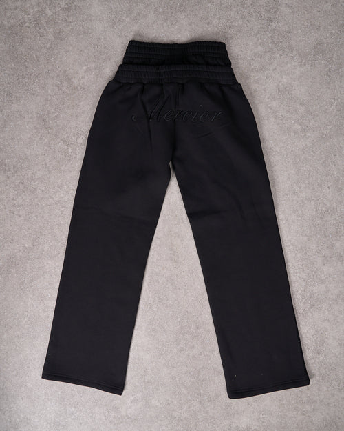 1/1 Script Doppel Taille Pant-Schwarz