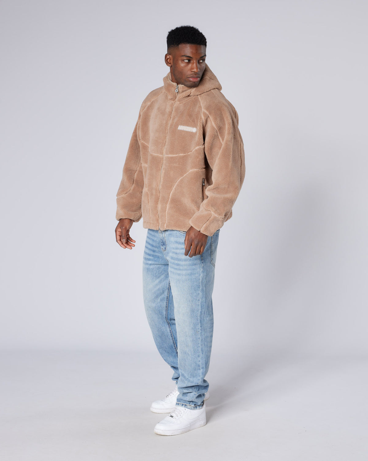 Tapered Washed Denim Jeans, image 2
