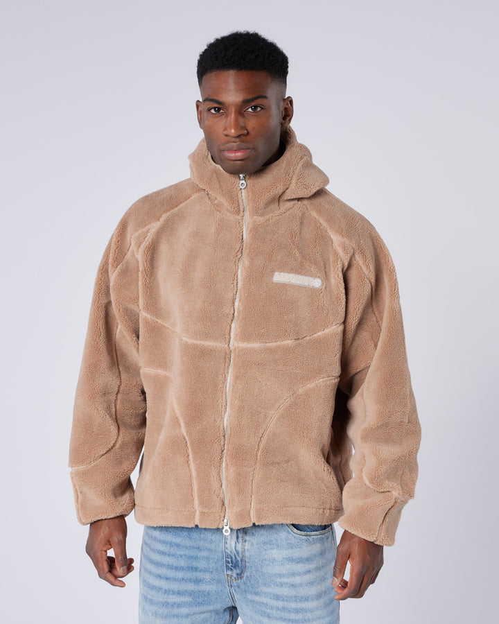 Tempo Borg Jacket Brown