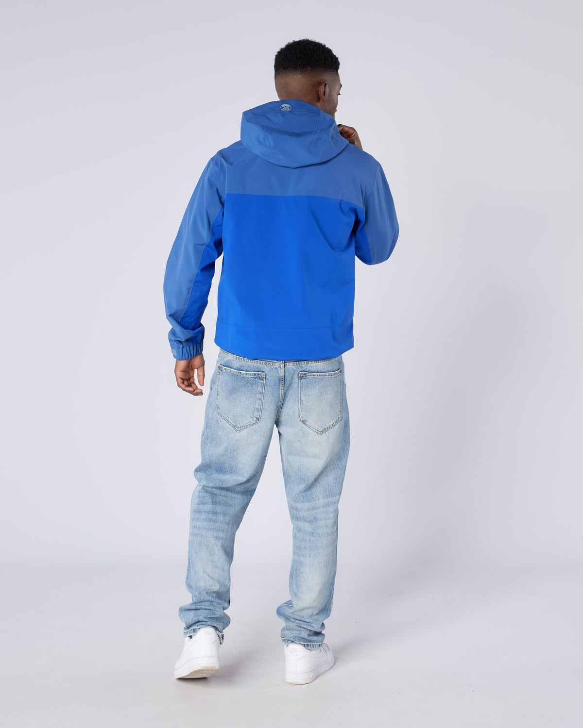 Tapered Washed Denim Jeans, image 8