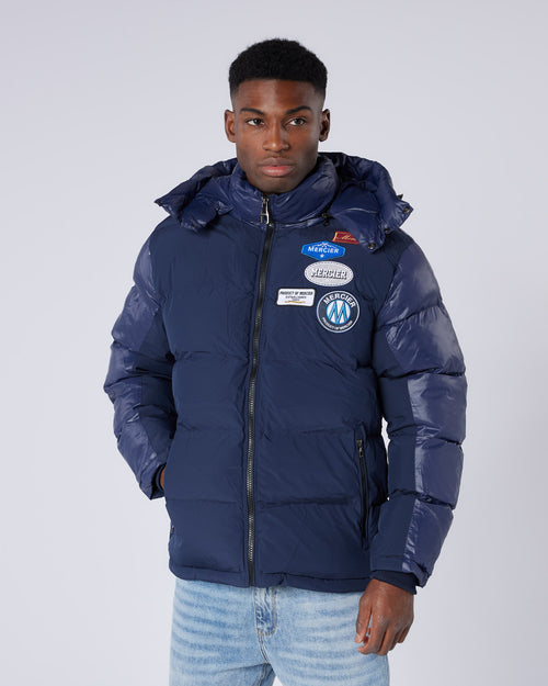 Jacke mit OG-Abzeichen und Einsätzen in Marineblau