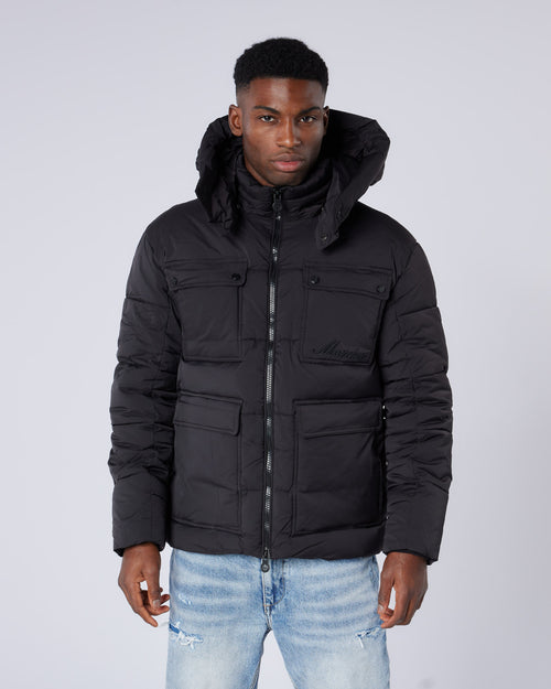 Signature Puffer Jacket Black