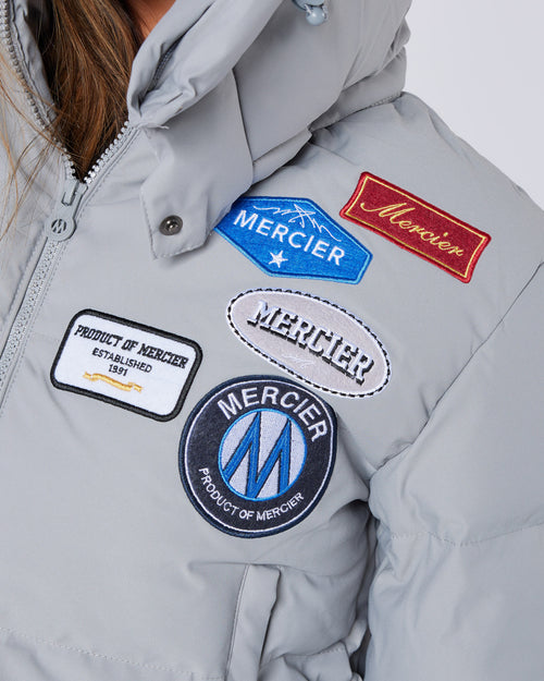 Women's Cropped OG Puffer Jacket Grey