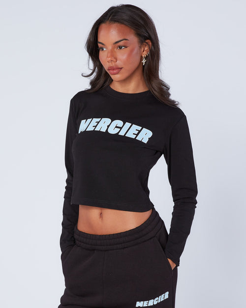 Womens Player LS Tee Black