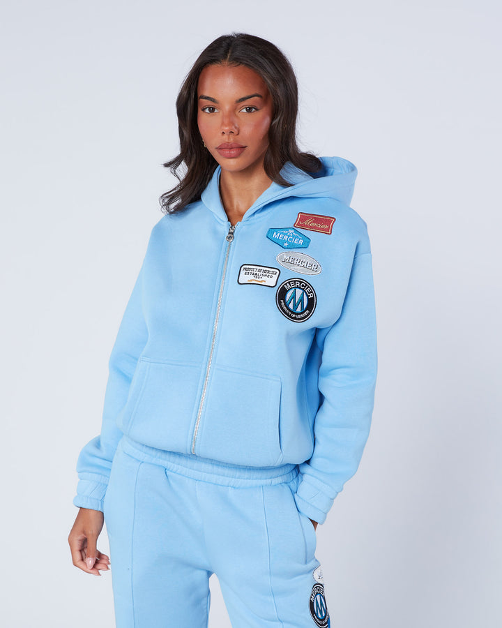 Womens OG Zip Hoodie Blue