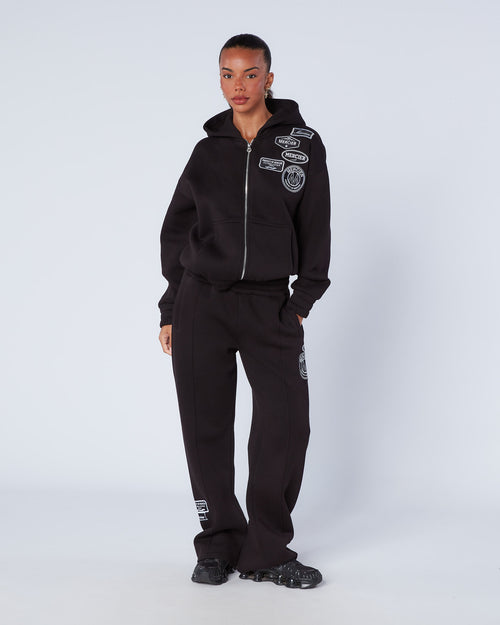 Womens Mono OG Zip Hoodie Black