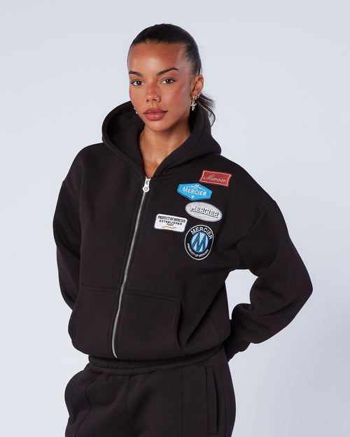 Womens OG Zip Hoodie Black