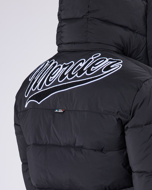 Schwarze Pufferjacke Mercier Academy