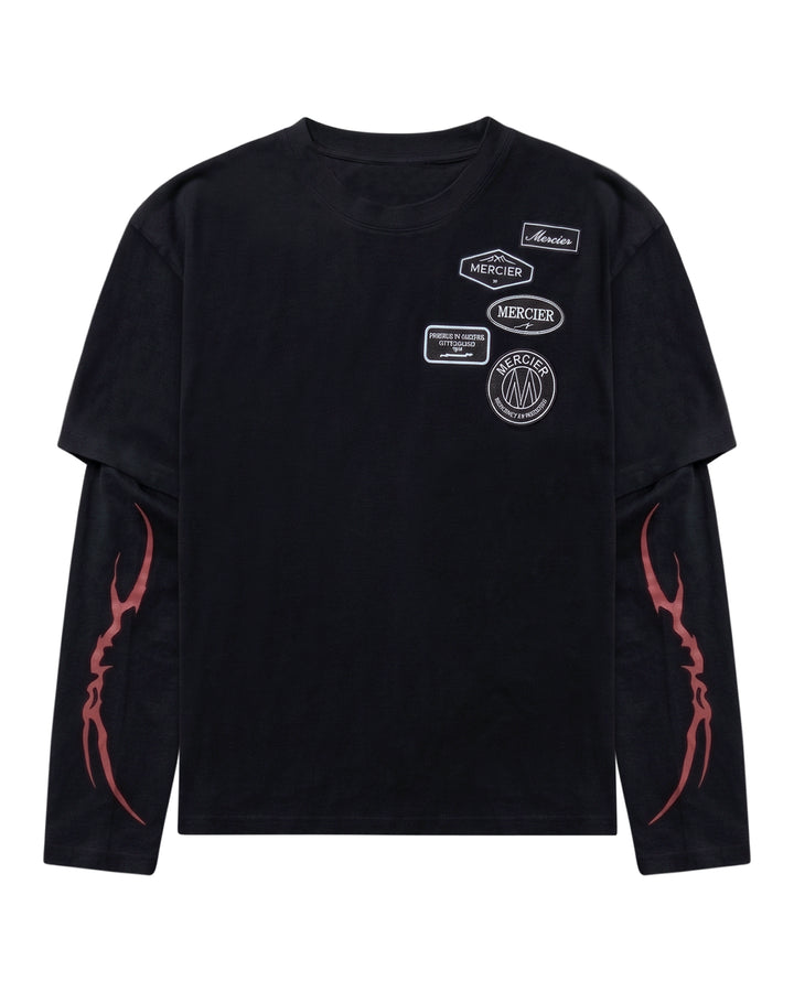 OG Lightening Double Layer Tshirt Black