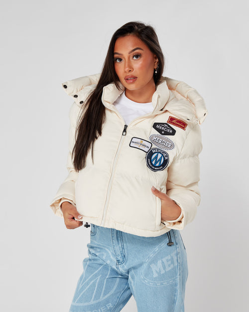 ♪Damen Mercier Mandel und kurze Puffer Jacke♪