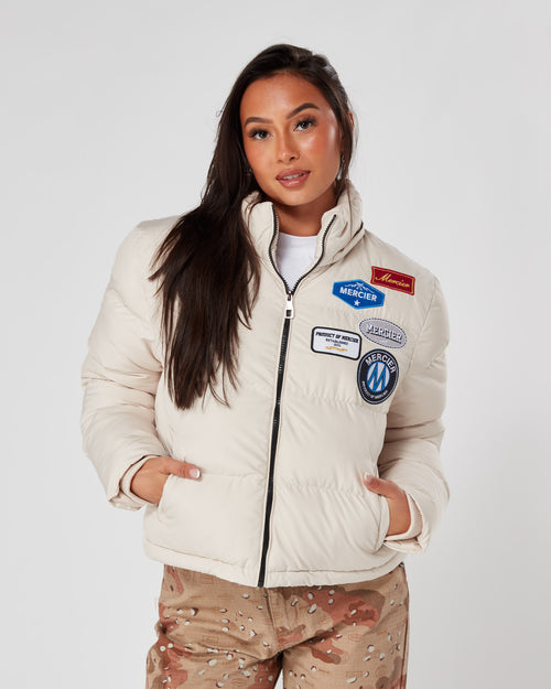 Damen Mercier Kokosnuss-und Puffer jacke.