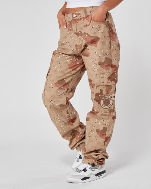 Cargo hosen für Damen Mercier Camo