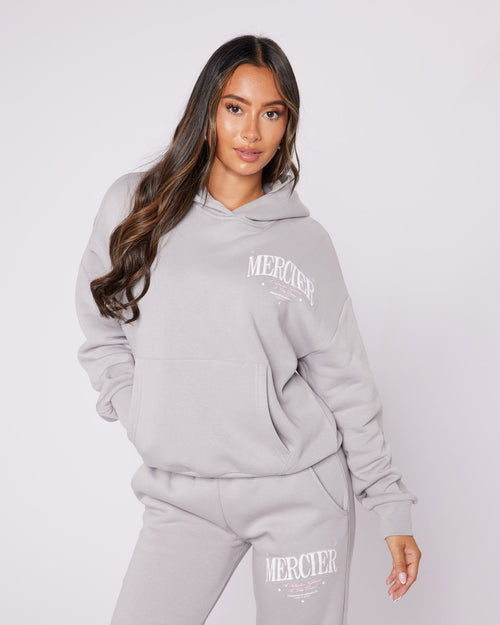 Womens Pebble Grey Origins Hoodie