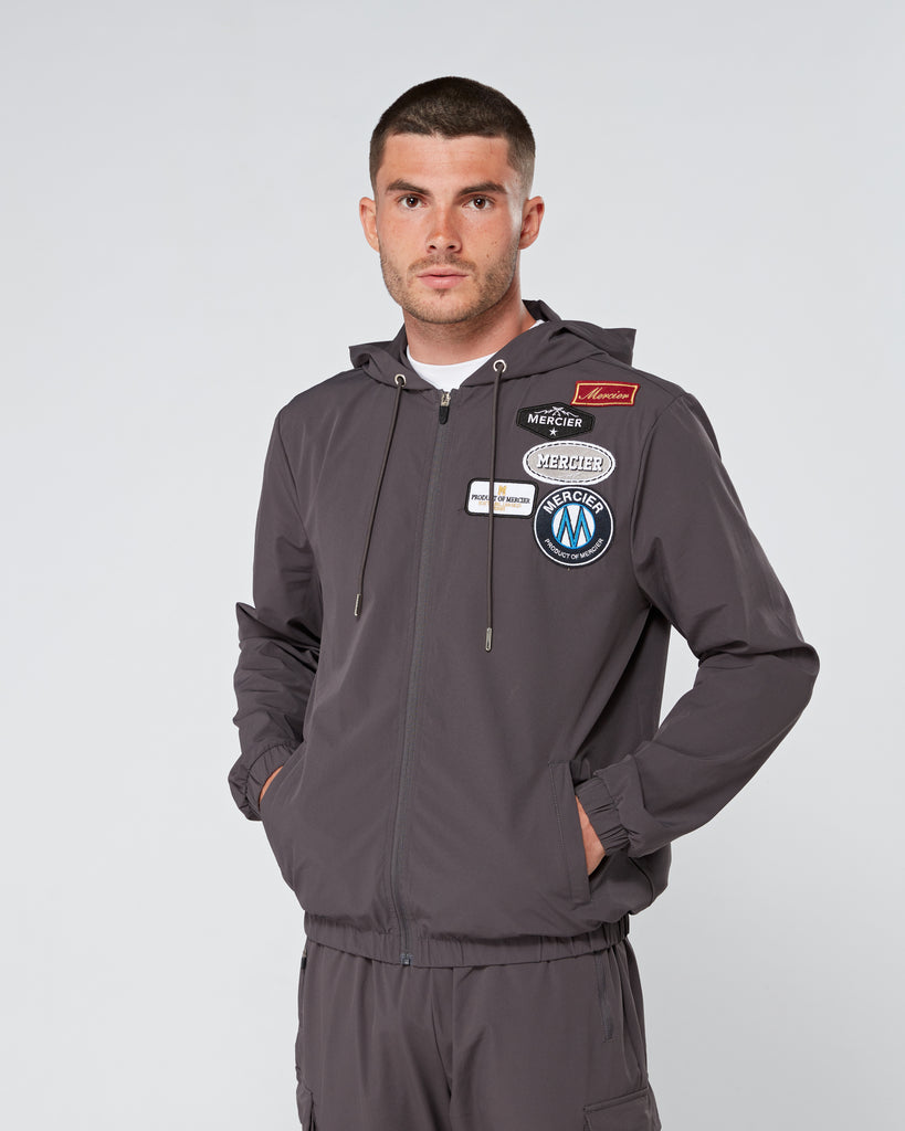 mens mercier og badge windbreaker magnet