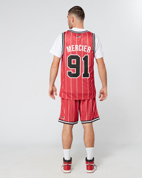 Rote Mercier Crawford Basketball Weste