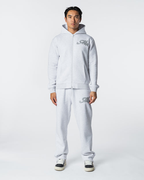Runway Open Hem Jogger Grey Marl