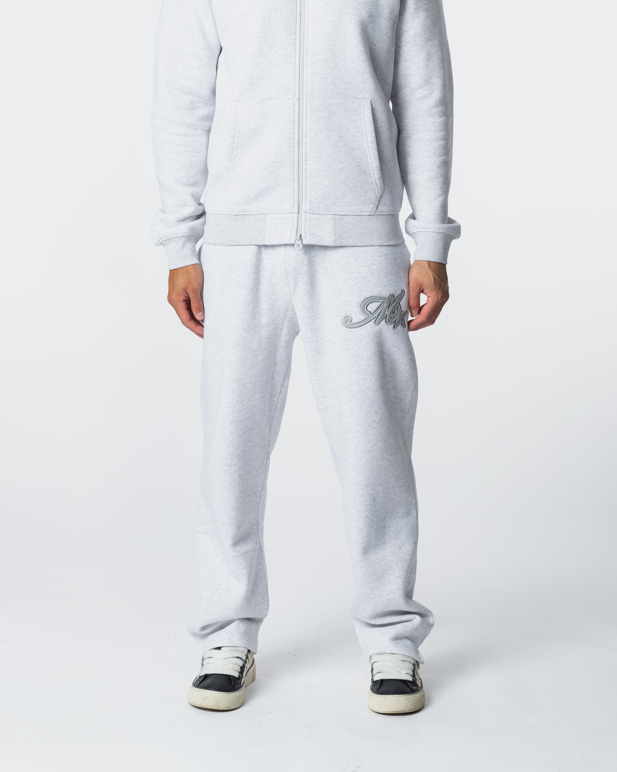 Runway Open Hem Jogger Grey Marl, image 5