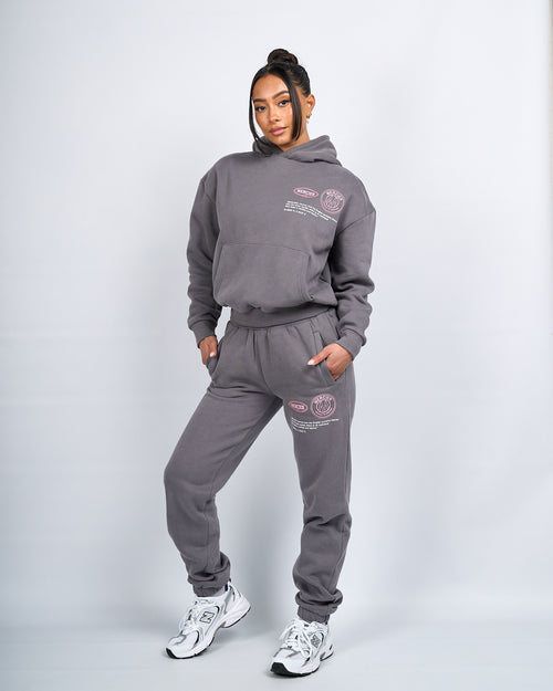 Caruso Hoodie für Damen Holzkohle