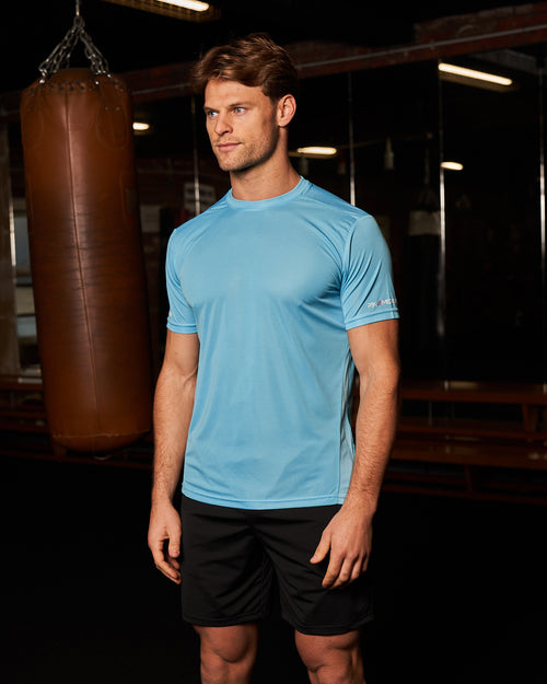 PBK//Mercier Performance T-Shirt Hellblau