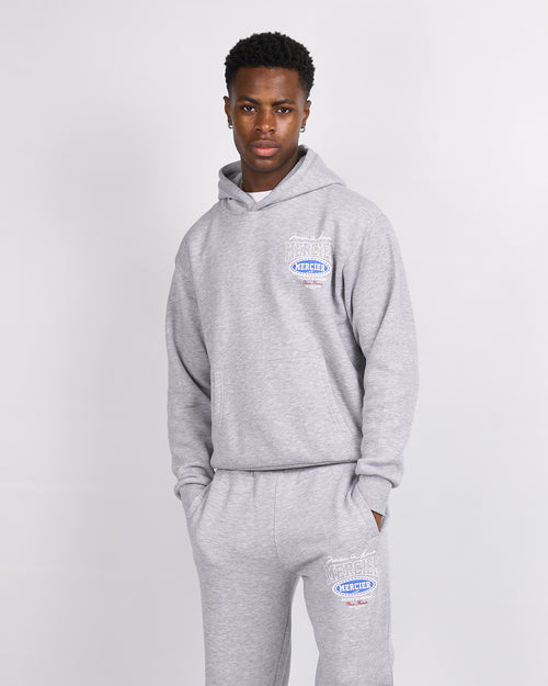 Grey Marl Multi Tour Hoodie