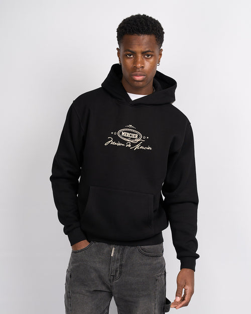 Black Mercier Round Up Hoodie