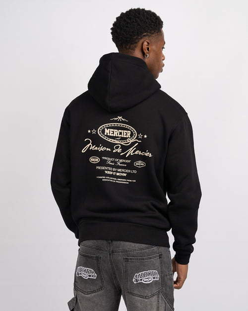 Schwarzer Mercier Round Up Hoodie