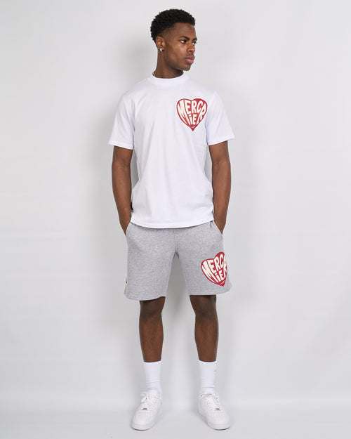 Grey Mercier Heart Shorts