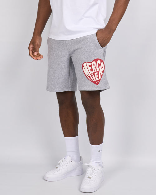 Grey Mercier Heart Shorts