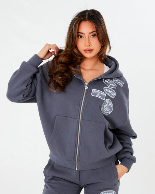 Womens Irongate Mono OG Zip Up Hoodie