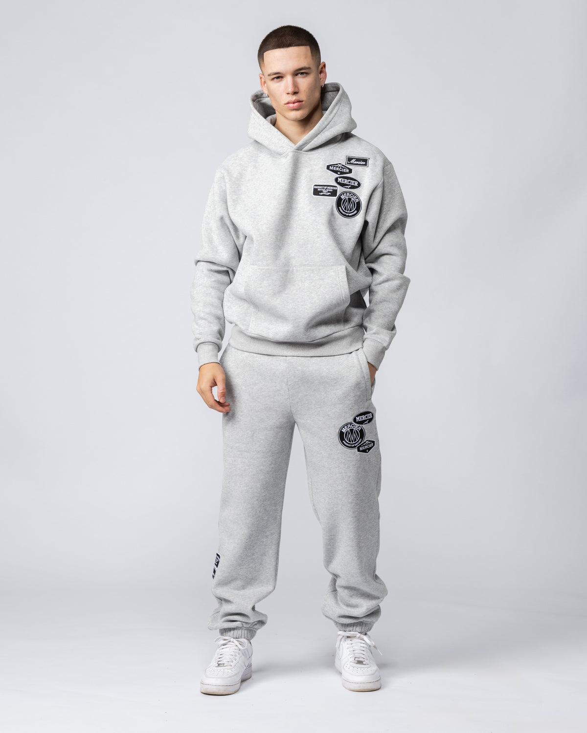 Relaxed OG Mono Joggers Grey Marl, image 3