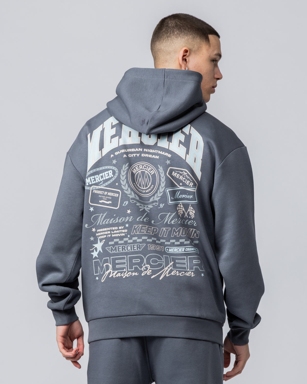 Maison Champions Hoodie Petrol, image 1