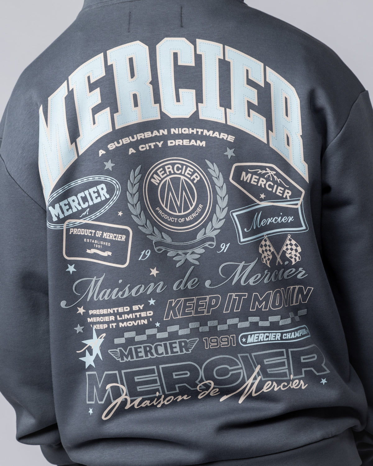 Maison Champions Hoodie Petrol, image 3