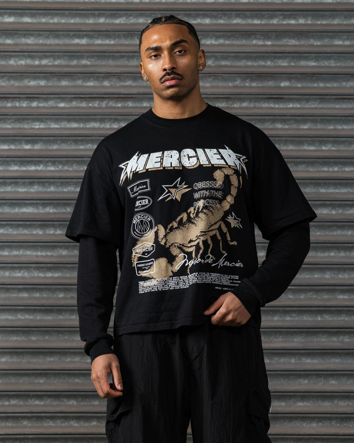 Stinger Double Layer T-shirt Black