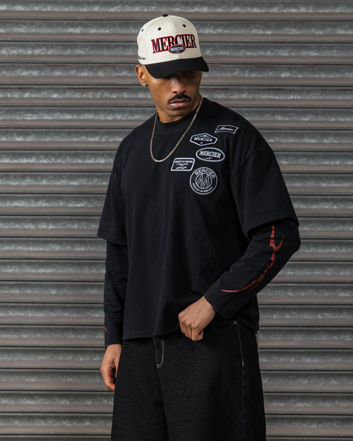 OG Lightening Double Layer Tshirt Black