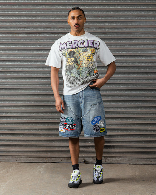 Diamante Ballers Tshirt Vintage White