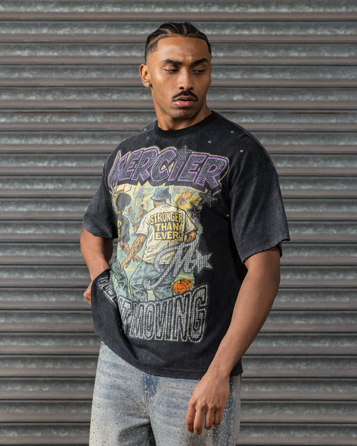 Diamante Ballers Tshirt Vintage Black