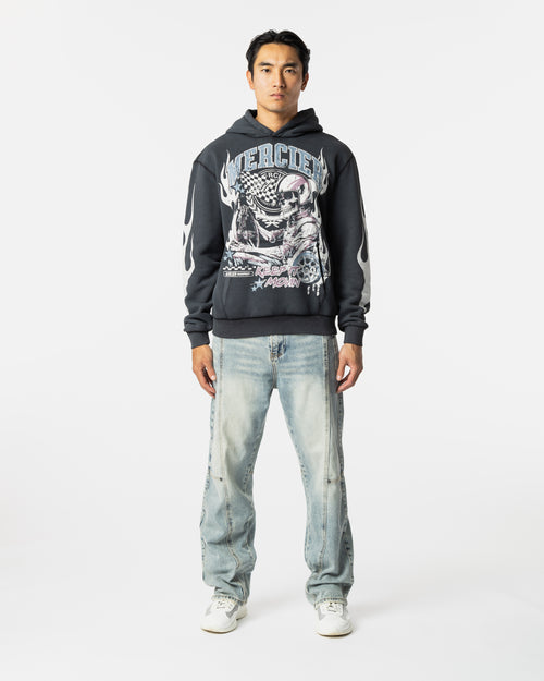 First Place Hoodie Washed Black