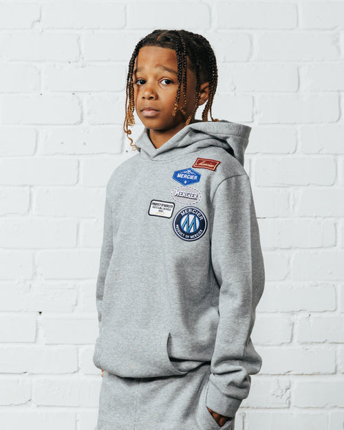 Junior Grey OG Badge Hoodie