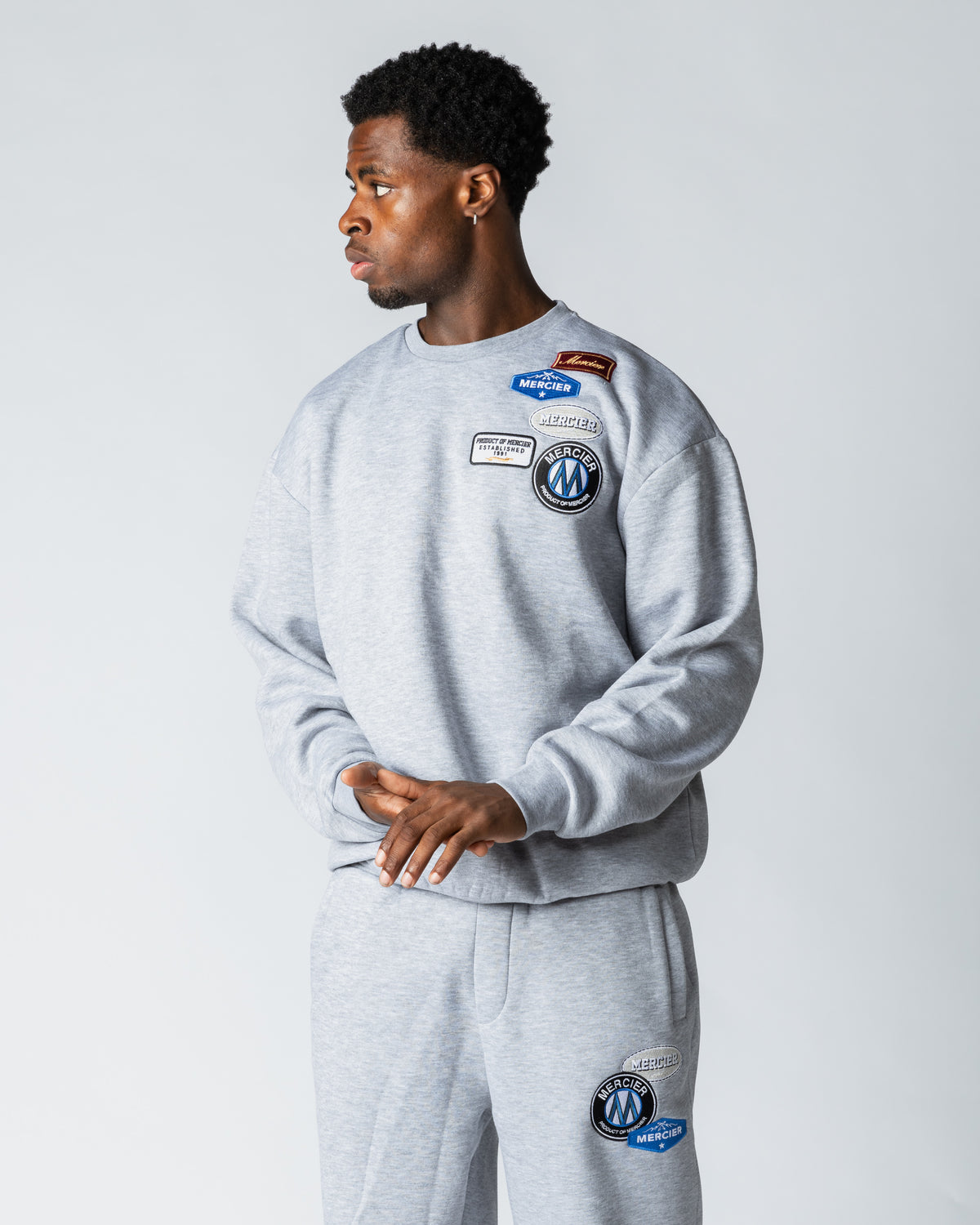 Relaxed OG Joggers Grey Marl, image 4
