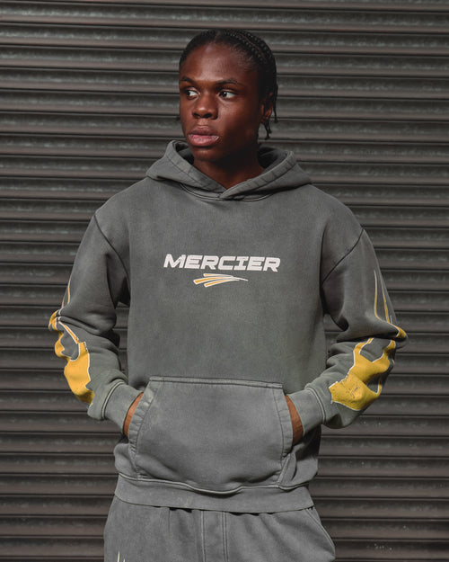 Speed Hoodie Grey Yellow PRE ORDER