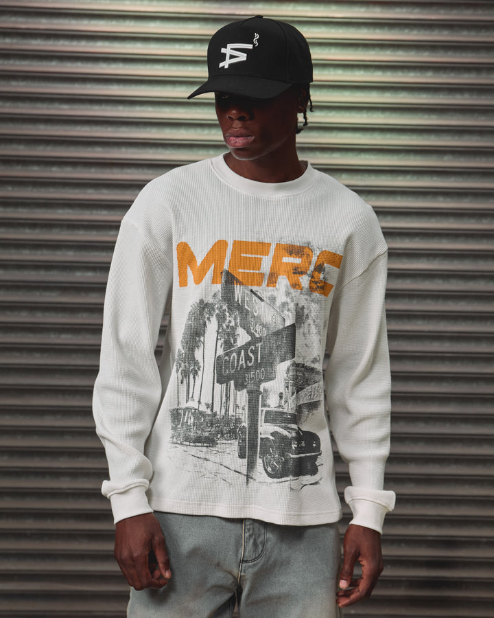 West Coast Long Sleeve Top Off White
