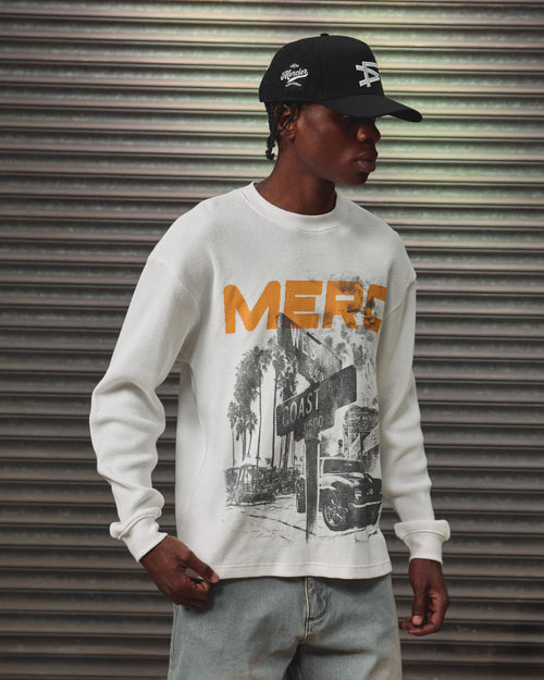 West Coast Long Sleeve Top Off White PRE ORDER