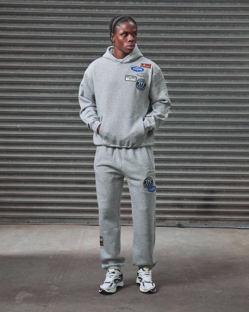 Relaxed OG Badge Joggers Grey Marl